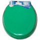 Сиденье для унитаза мягкое ЕС зеленое