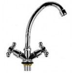 Смеситель д/кухни Мираж V338P TYE-1089 под гайку 1/2 кер.мах.пласт