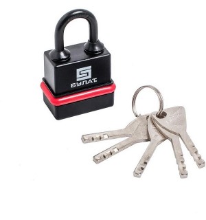 Замок навесной всепогодный БУЛАТ ВС-3-Н-35-01 ПЛ 5кл d-5мм