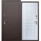 Дверь мет. Толстяк 10см (860R) правая медный антик Белый ясень