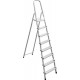 Стремянка алюминиевая 8-ми ступенчатая БИБЕР 1,45м 98008