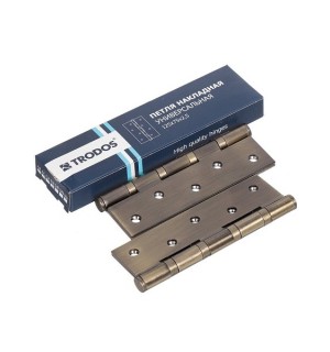 Петля 125*75*2,5 бронза универсал (2шт) TRODOS