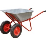 Тачка сад/строит 2-кол 120 л 350 кг  WB5009MSЗ кузов 0,9 мм