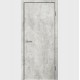 Полотно дверное глухое ПГ Гладкое  800 цемент светлый (черная кромка)