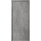 Полотно дверное глухое ПГ Гладкое  800 цемент темный (черная кромка)