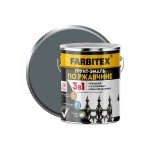 Грунт-эмаль по ржавчине 3в1 серая/20кг/FARBITEX