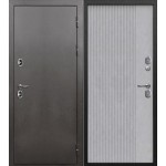 Дверь мет. Термо TD11  (960R) правая Антик серебро Бетон