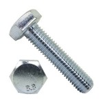 Болт с шестигранной головкой DIN 933 5*20 оцинк кл.пр 8,8