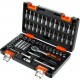Набор инструментов 1/4, пластиковый кейс 57 предметов Вихрь