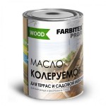 Масло колеруемое палисандр 0,75л для терасс  сад.мебели FARBITEX ПРОФИ