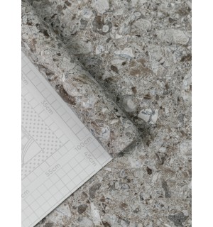 Пленка с/м 0,45*8м  Axelfix 2244Н мрамор терацци темно-серый