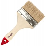 Кисть флейцевая 100мм натур.щетина дер.рукоятка Бибер/12шт/Эконом/