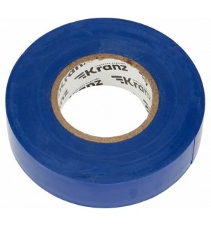 Изолента ПВХ синяя 19мм*20м KRANZ KR-09-2805
