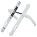 Ручка для узкопроф.дверей,белая с пружин м/о 85 РФ 85.25.01.9016 под пальчики