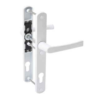 Ручка для узкопроф.дверей,белая с пружин м/о 92 ЛДМ АГН-92.30.67-75 под пальчики