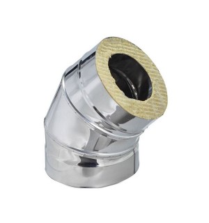 Колено Сэндвич Н/Н ПиК 180/260 *45гр 0,8/0,5