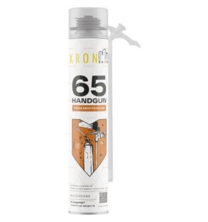 Пена проф  KRONBUILD HANDGUN 2в1 (с трубочкой)  65л 850мл всесезонная/12