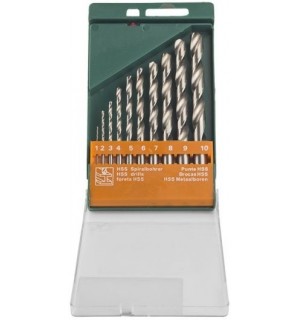 Набор сверл по металлу от 1-10мм (10шт)  Sturm!