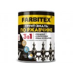 Грунт-эмаль по ржавчине 3в1 бел.0,8кг/FARBITEX/14шт