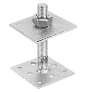 Анкер регулировоч по высоте 100*100*4,0 М24 Н200