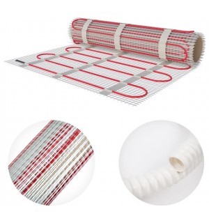 Мат нагревательный (теплый пол) REXANT Classic RNX-4,0-600 площадь 4,0м2 (0,5*8м) 600Вт двухжильны Мат нагревательный (теплый пол) REXANT Classic RNX-4,0-600 площадь 4,0м2 (0,5*8м) 600Вт двухжильны