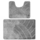 Коврик для ванной 2шт 50*80 см серый BAN CLASSIC 576