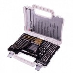 Набор сверл по бетону/металлу/дереву 1-6,5мм ц/х + биты 20шт 50 предметов MATRIX