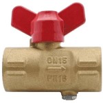 Кран шаровой для манометра DN15 PN16 Ci