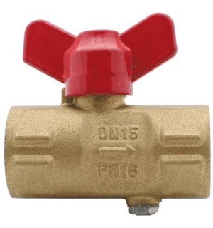 Кран шаровой для манометра DN15 PN16 Ci