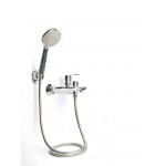 Смеситель для ванны V832803 c монолитным изливом,Дивертор в корпусе Цинк.Хром