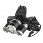 Фонарь налобный аккум GA-809 8Вт 3SMD CREE High Power HeadLamp алюм Эра Б0056111