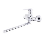 Смеситель для ванны RUSANT картридж d35,излив L-образный 30см,хром