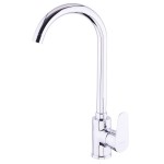 Смеситель для кухни RUSANT картридж d35,гайка,черный(латунь)