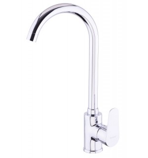 Смеситель для кухни RUSANT картридж d35,гайка,черный(латунь)