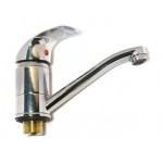 Смеситель для кухни. БЕЛЫЕ КОЛОДЕЗИ однорыжчажный,излив 15см,карт 40мм,гайка