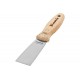 Шпатель фасадный нерж.  40 мм бук.ручка MATRIX