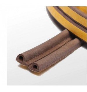 Уплотнитель P-профиль Коричневый 9*5,5 "WINDOOR" КУСОК 7,2м