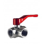 Кран шар. STI трехходовой тип Т 3/4  г/г/г