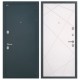 Дверь мет. ПРАКТИК 2 толщ 80мм, мин вата букле серый ХЬЮСТОН софт милк 970L левая
