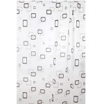 Шторка для ванной REVA 180*1802см 12колец квадрат Рыжий Кот