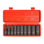 Набор головок ударных  10-24 мм, 78 мм, 1/2" 10 шт  Airline