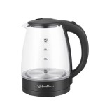 Чайник 1,8л. HP-2701BK диск стекло 1.8кВт