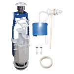 Комплект арматуры АБ-77.54.14,3 боковая 2-ая кнопка хром (Псков)