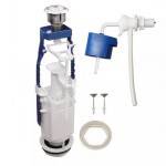 Комплект арматуры АБ-77.56.14,3 боковая 2-ая кнопка хром (Псков)