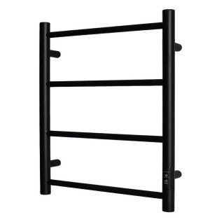 Полотенцесушитель ЭЛЕКТРИЧЕСКИЙ Лист  Пэк1  60*50  квадрат черный муар  Данимакс
