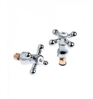 Набор ручек и кран-букс для смесителя (ремкомплект) имп 1/2 пластик