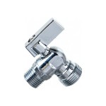 Кран шаровой латунный 1/2*3/4 угловой VALTEC