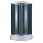 Душевая Кабина LORANTO CS-881EА26TM/В-90 (90*90*215) тонир стекло хром профиль,с ред.под26см