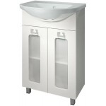 Тумба+умыв. Витраж 55*82,5*44,5см + умыв. Уют 55 Церсанит
