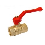 Кран шаровый 15  Г/Г рычаг (жёлтый)